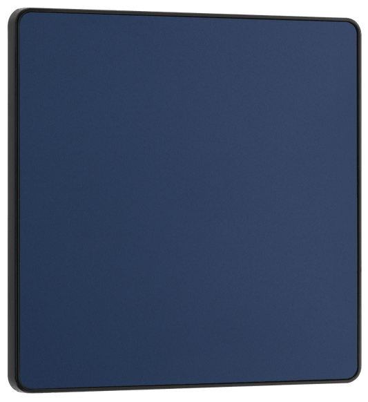 BG Evolve Matt Blue Single, blank plate - PCDDB94B-01