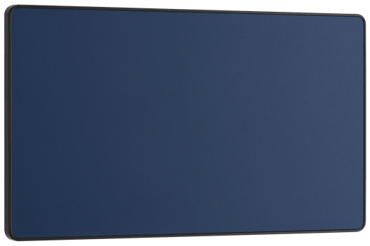 BG Evolve Matt Blue Double, blank plate - PCDDB95B-01