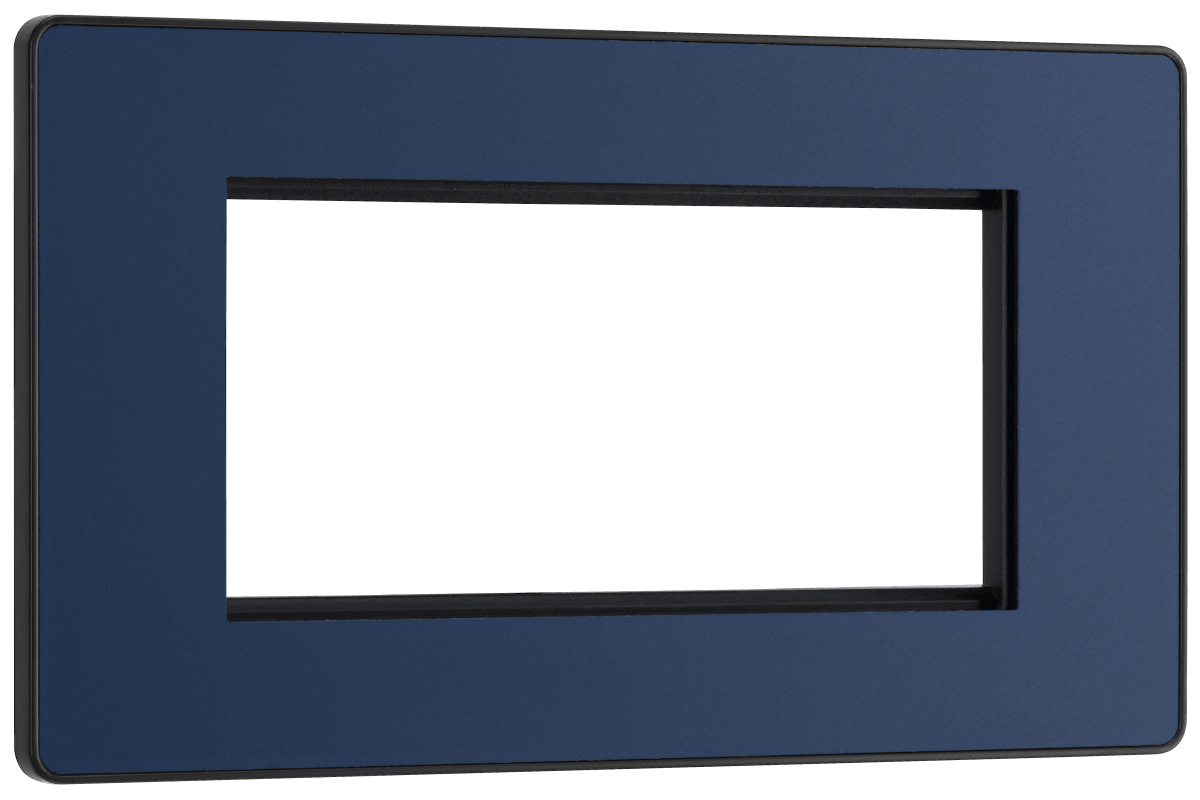 BG Evolve Matt Blue 4 module - rectangular - PCDDBEMR4B-01