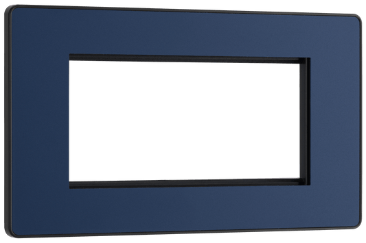 BG Evolve Matt Blue 4 module - rectangular - PCDDBEMR4B-01