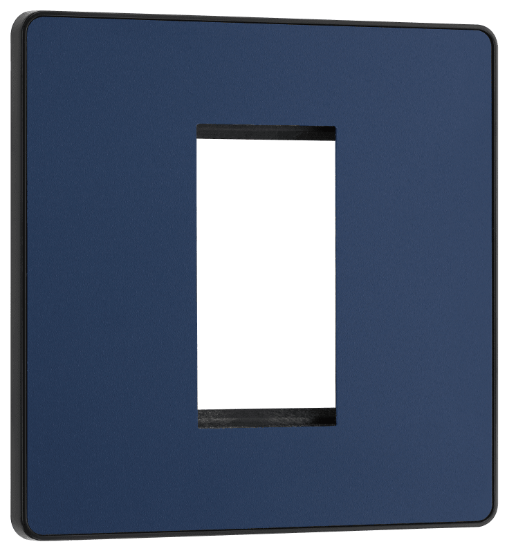 BG Evolve Matt Blue 1 module - square - PCDDBEMS1B-01