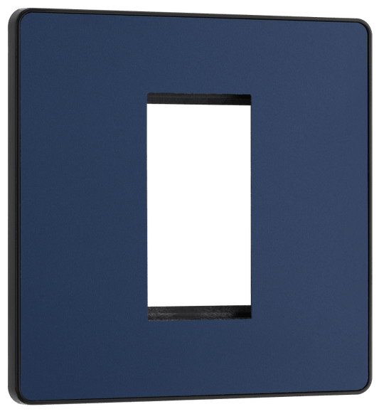 BG Evolve Matt Blue 1 module - square - PCDDBEMS1B-01