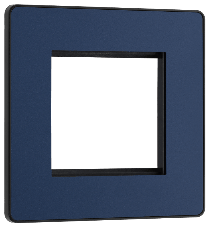 BG Evolve Matt Blue 2 module - square - PCDDBEMS2B-01