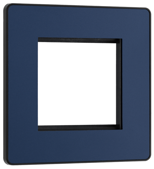 BG Evolve Matt Blue 2 module - square - PCDDBEMS2B-01