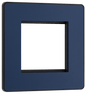 BG Evolve Matt Blue 2 module - square - PCDDBEMS2B-01