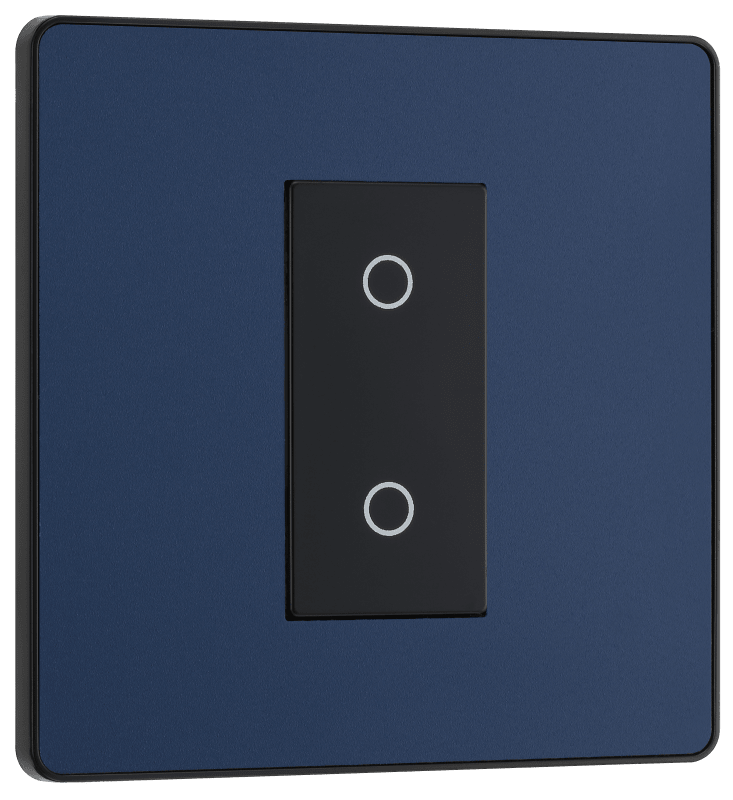 BG Evolve Matt Blue Single, 2 way touch, 200W, master - PCDDBTDM1B-01