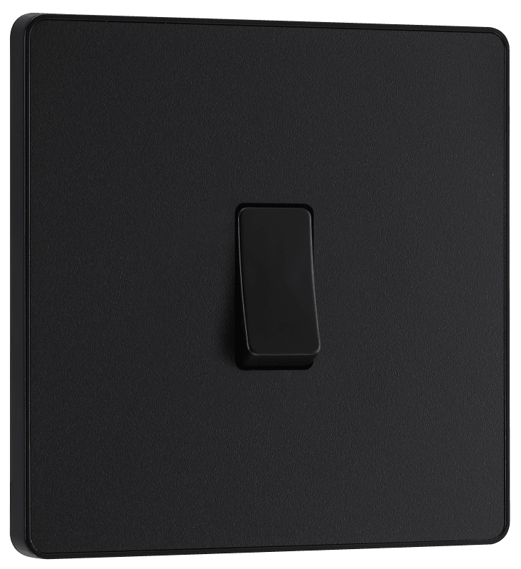 BG Evolve Matt Black Intermediate switch - PCDMB13B-01