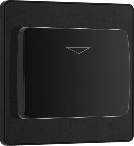 BG Evolve Matt Black Hotel key card switch - PCDMBKYCSB-01