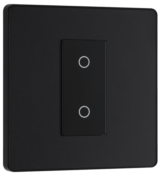 BG Evolve Matt Black Single, 2 way touch, 200W, master - PCDMBTDM1B-01