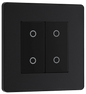 BG Evolve Matt Black Double, 2 way touch, 200W, master - PCDMBTDM2B-01
