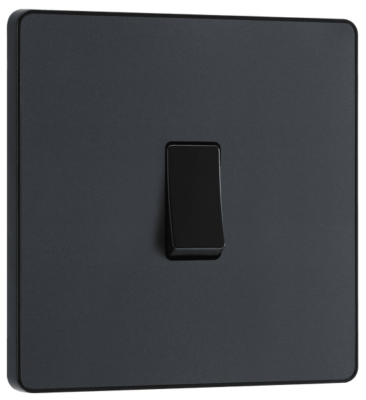 BG Evolve, Matt Grey, 20A 16AX Single Switch, 2 Way - PCDMG12B-01