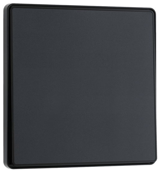 BG Evolve Matt Grey Single, 2 way switch, edge rocker - PCDMG12EB-01