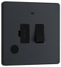 BG Evolve Matt Grey Switched and fused with indicator - PCDMG52B-01