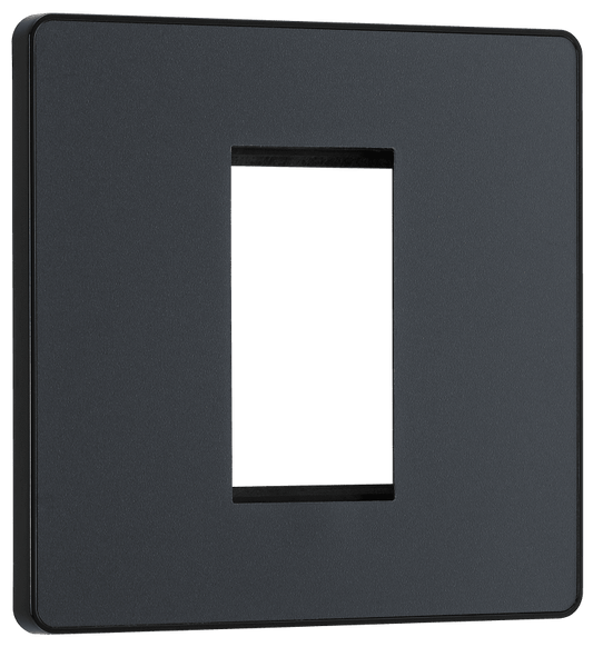 BG Evolve Matt Grey 1 module - square - PCDMGEMS1B-01