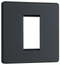 BG Evolve Matt Grey 1 module - square - PCDMGEMS1B-01