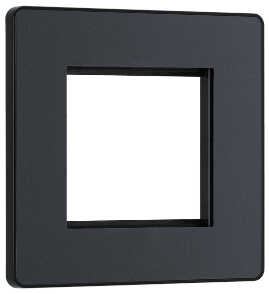 BG Evolve Matt Grey 2 module - square - PCDMGEMS2B-01