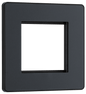 BG Evolve Matt Grey 2 module - square - PCDMGEMS2B-01