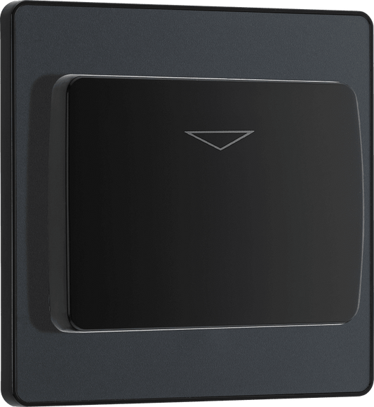 BG Evolve Matt Grey Hotel key card switch - PCDMGKYCSB-01