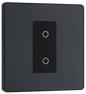 BG Evolve Matt Grey Single, 2 way touch, 200W, master - PCDMGTDM1B-01