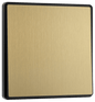 BG Evolve Satin Brass Single, 2 way switch, edge rocker - PCDSB12EB-01