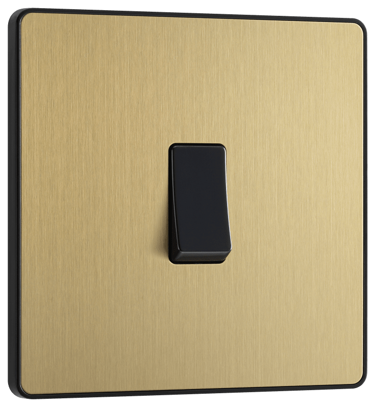 BG Evolve Satin Brass Intermediate switch - PCDSB13B-01