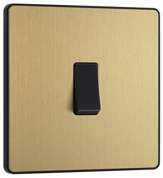 BG Evolve Satin Brass Intermediate switch - PCDSB13B-01
