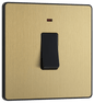 BG Evolve Satin Brass 20A, double pole, with indicator - PCDSB31B-01
