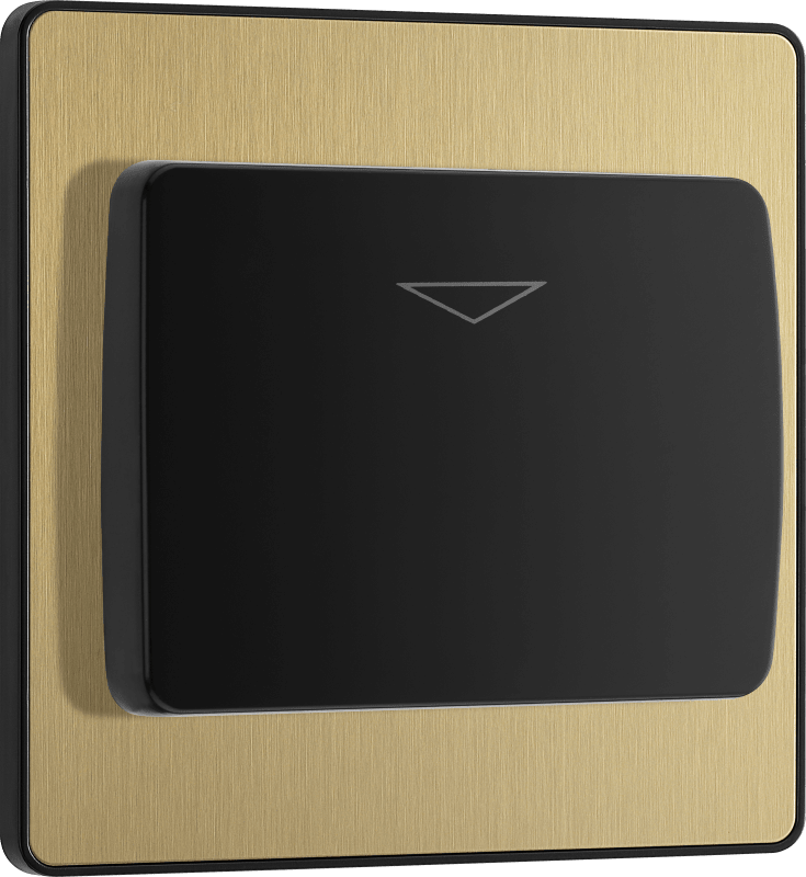 BG Evolve Satin Brass Hotel key card switch - PCDSBKYCSB-01