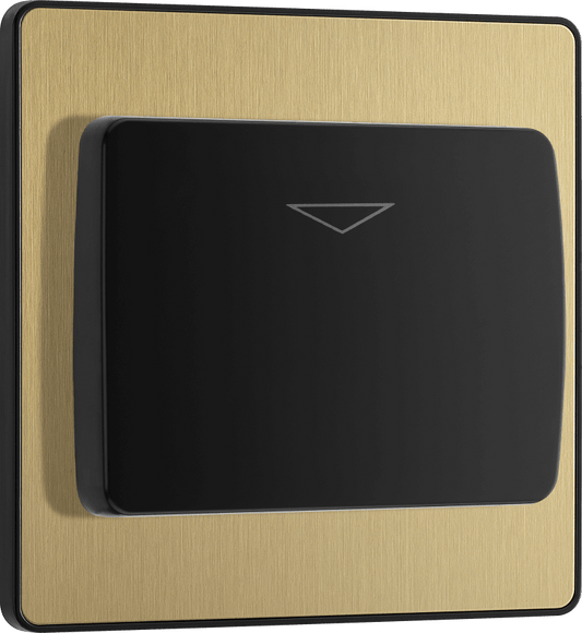 BG Evolve Satin Brass Hotel key card switch - PCDSBKYCSB-01