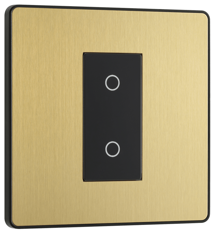 BG Evolve Satin Brass Single, 2 way touch, 200W, master - PCDSBTDM1B-01