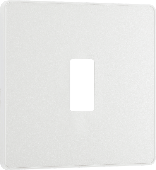 BG Evolve Pearlescent White 1 module, square - RPCDCL1W-01