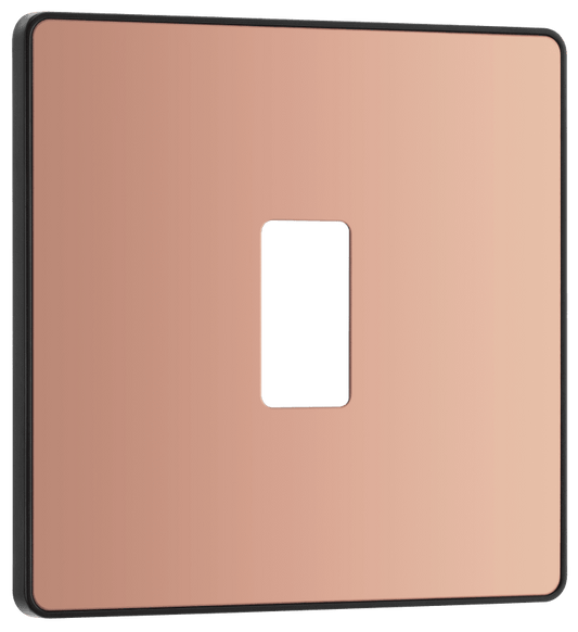 BG Evolve Polished Copper 1 module, square - RPCDCP1B-01