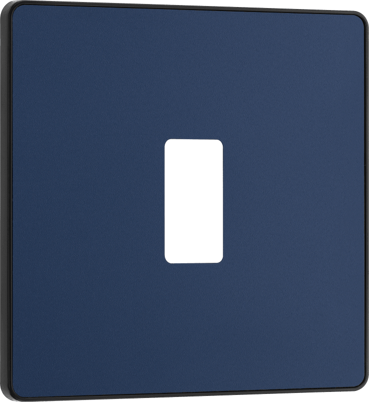 BG Evolve Matt Blue 1 module, square - RPCDDB1B-01