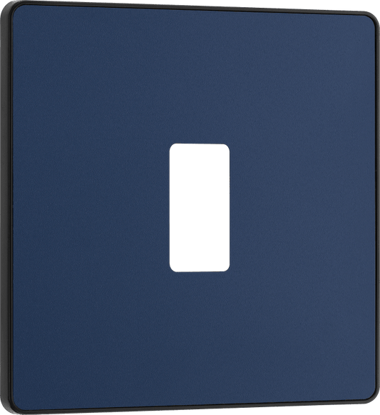 BG Evolve Matt Blue 1 module, square - RPCDDB1B-01
