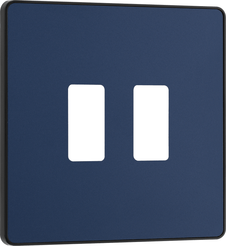 BG Evolve Matt Blue 2 module, square - RPCDDB2B-01