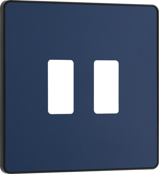 BG Evolve Matt Blue 2 module, square - RPCDDB2B-01
