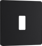 BG Evolve Matt Black 1 module, square - RPCDMB1B-01