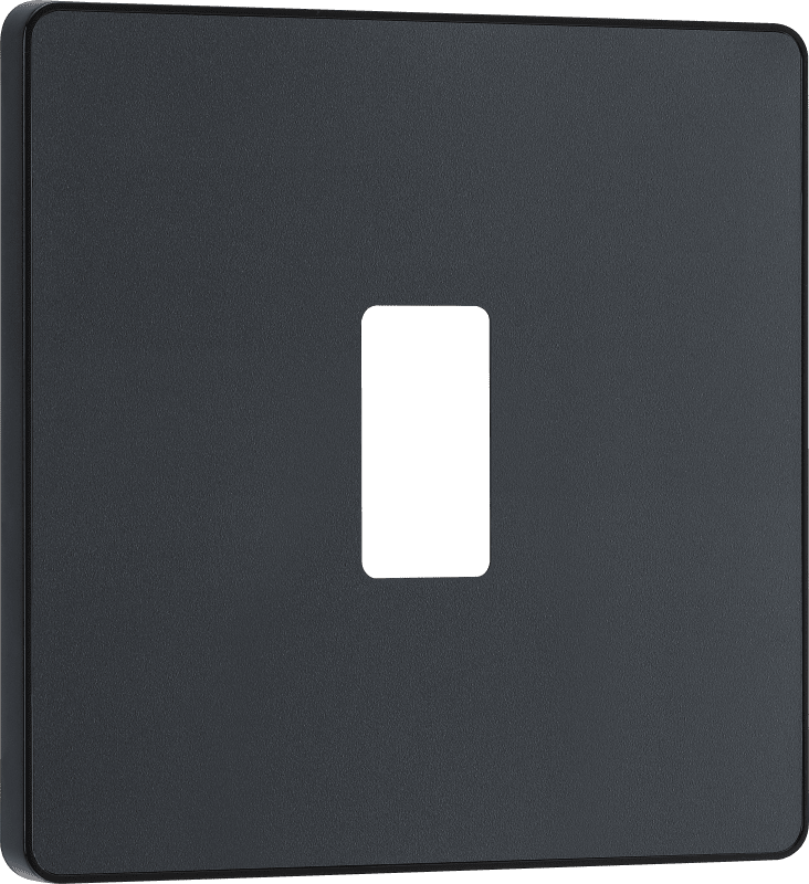 BG Evolve Matt Grey 1 module, square - RPCDMG1B-01