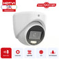 Smart Hybrid Light Full Colour Audio Fixed Turret Camera | T159W-HS | 3K, 2960 × 1665 @ 20 fps (White)