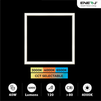 LED Borderline Panel 40W CCT Selectable 60x60cms