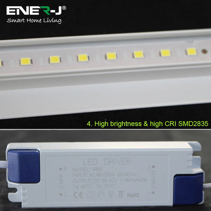 Borderline Frame LED Panel Light 60x60cms 40W 6000K