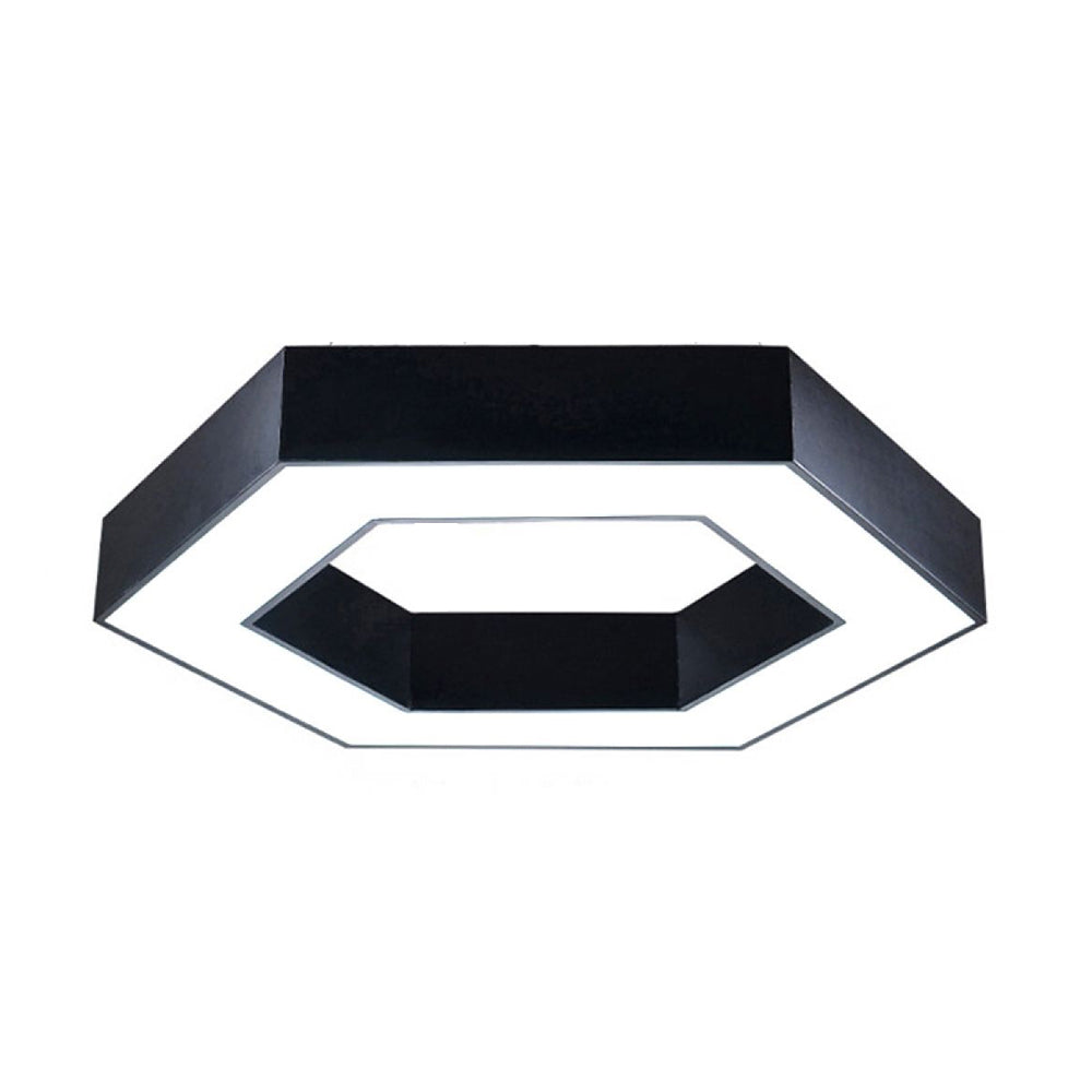 Hollow Hexagon LED Pendant Light — Black – Ener-J