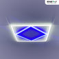 Ener-J Double Square Borderline LED Ceiling Panel 595x595mm 40W 6000K Daylight and Blue