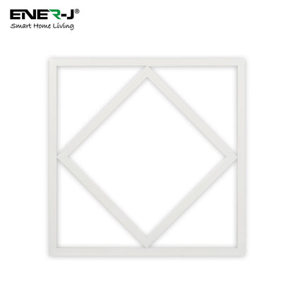 Ener-J Double Square Borderline LED Ceiling Panel 595x595mm 40W 6000K Daylight and Blue