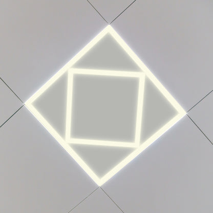 40W Double Square Borderline Panels 60x60 40W 4000 Lumens CCT switchable 6500K 4000K 3000 3 years warranty