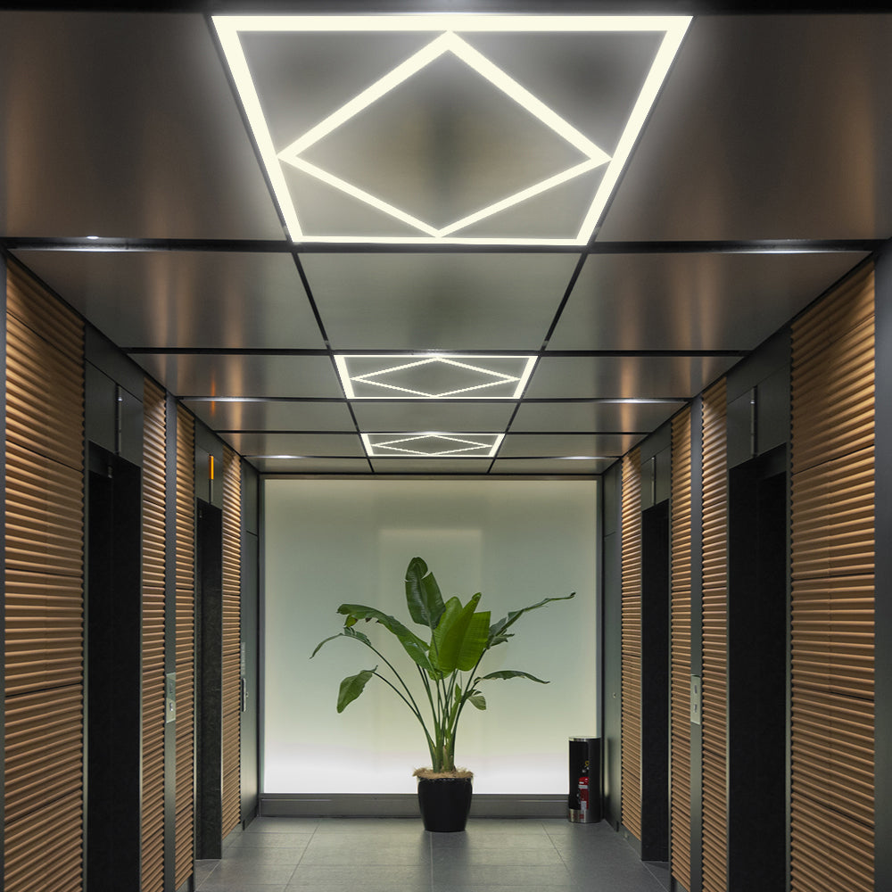 40W Double Square Borderline Panels 60x60 40W 4000 Lumens CCT switchable 6500K 4000K 3000 3 years warranty