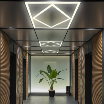 40W Double Square Borderline Panels 60x60 40W 4000 Lumens CCT switchable 6500K 4000K 3000 3 years warranty