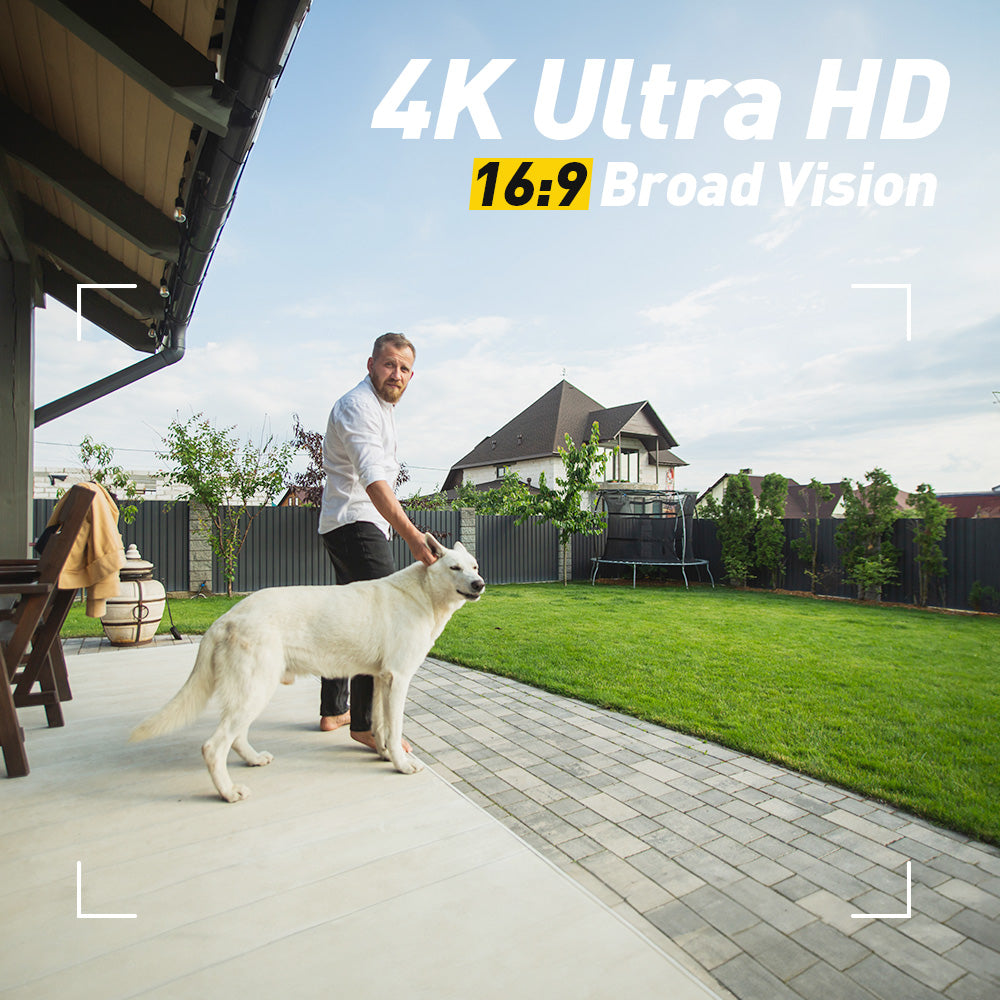 Smart Hybrid Light Full Colour Two-Way Audio Fixed Turret Camera | T289W-HT | 4K 8MP, 3840×2160 @ 15 fps (White)