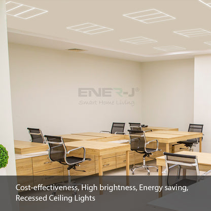 Edge lit Borderline LED Panel with Middle Bars 40W 4000 Lumens 2 Years warranty 6000K