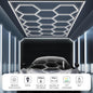 ENERJ 600W 14 Hexagon T5 Showroom Lighting Kit Ultra Bright 78000 lm CCT Switchable Commercial Grade LED